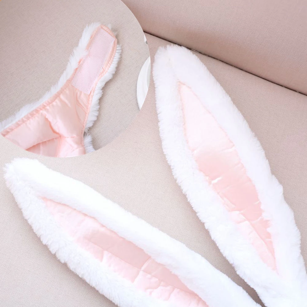 Bunny Ears Hat Bunny Hat Hood Hat With Earflaps Halloween Party Cosplay Women Girls Long Cap Plush Rabbit Ears Rabbit Hat