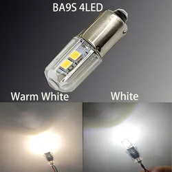 2PCS  BA9S T4W LED Car light bulb T2W T3W H5W interior Car LED License Plate light DC12V 12913 12910 12929 BA9 57 756 1816  1891