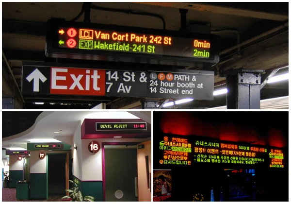 P10 szyld LED, 1-4 linia 192x32 trójkolorowy