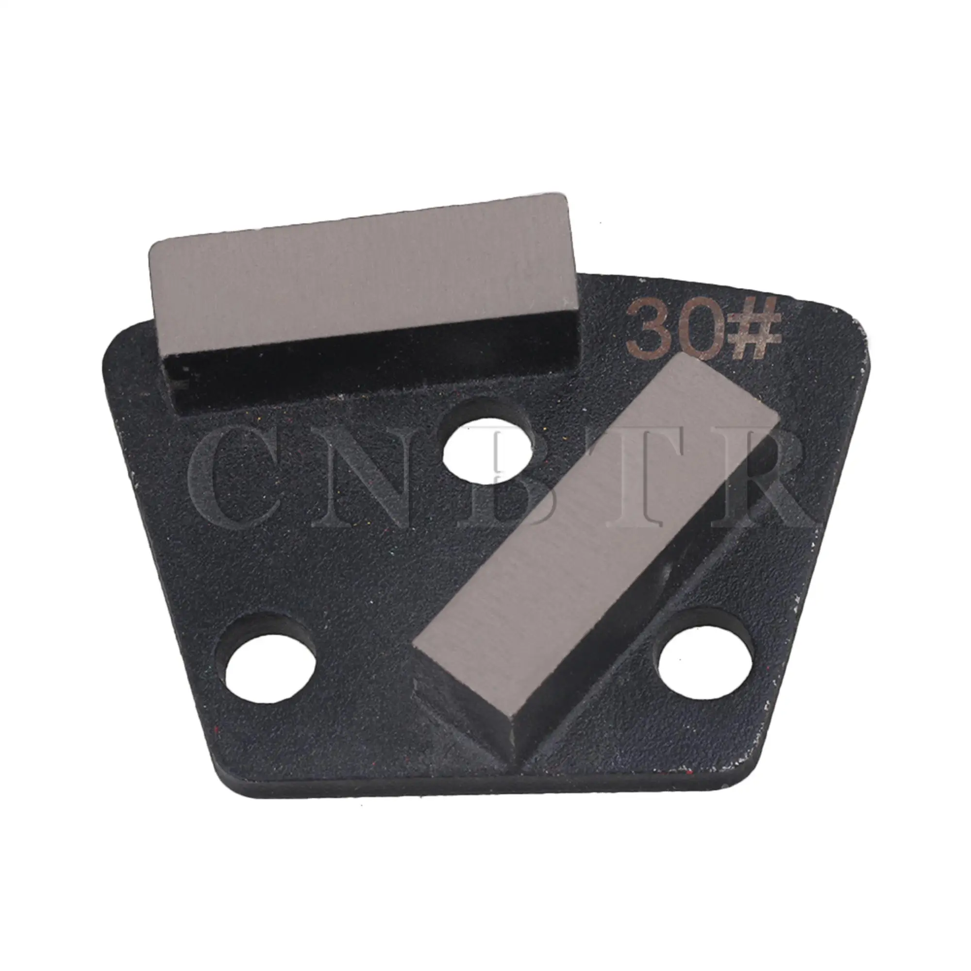 CNBTR Type-B Trapezoid Diamond Floor Grinding Pad Disc #30 Grit Metal Bond Scraper