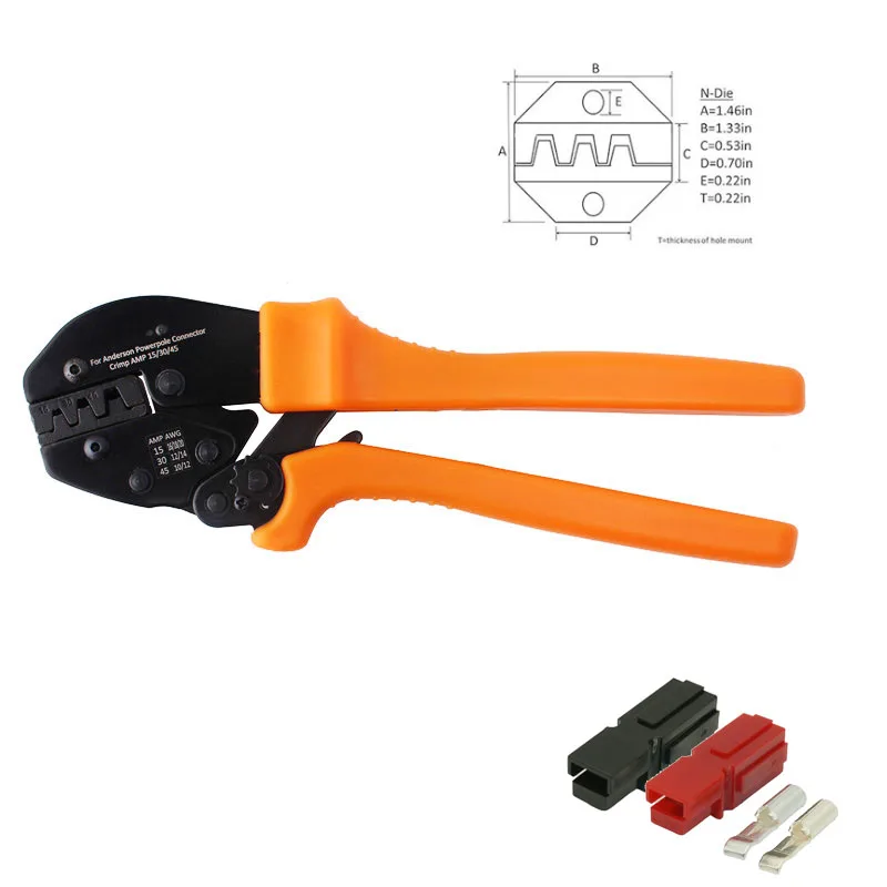 Anderson Cable Crimping Plier For AMP15/30/45 Cable Powerpole Connector Plug Cable Crimper AP-153045