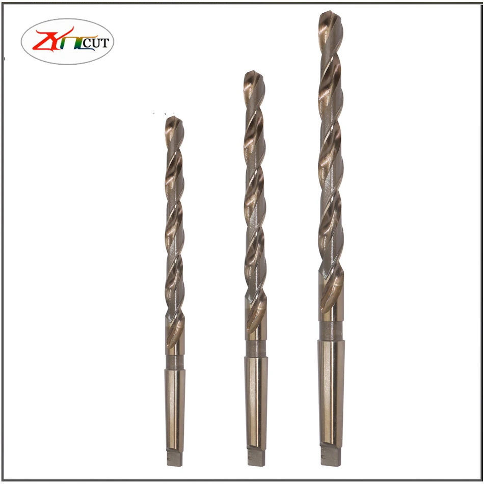 Imagem -03 - Cobalto Cone Shank Bit 12 15 20 30 40 50 60 mm Especial Taper Shank Broca para Aço Inoxidável Hss Estendido Taper Shank Bit M35