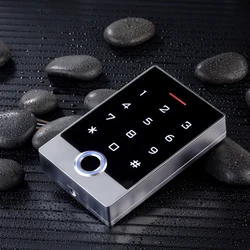 WIFI Tuya APP Keyless Door Lock Waterproof Fingerprint Access Control Keypad Outdoor EM MF RFID Card REmotely Unlock Gate Entry