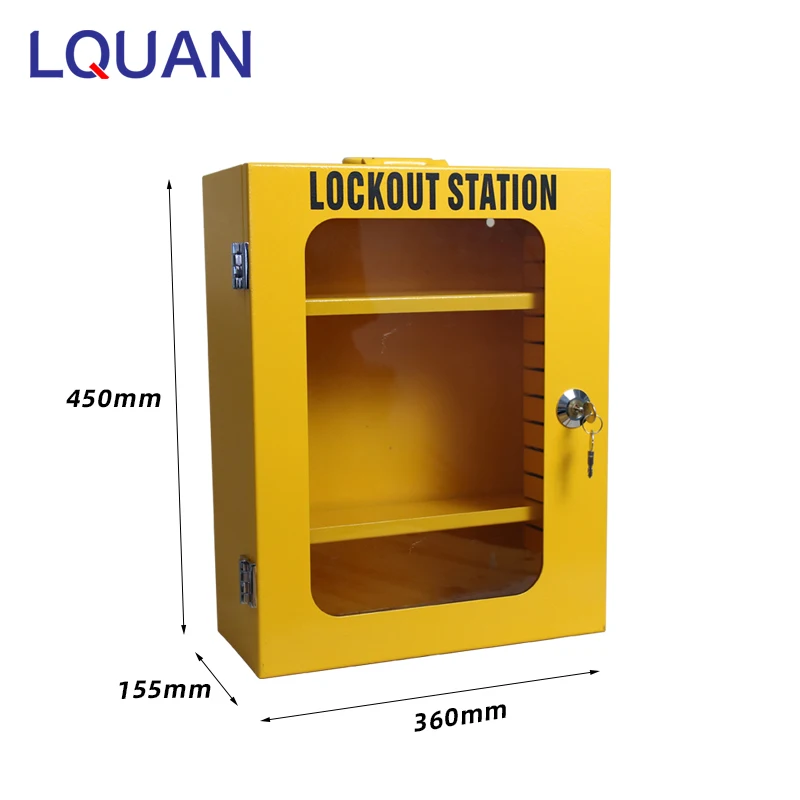 Steel Management Lockout Tagout Station Box ,Padlock Box Metal Lockout Station LOTO Cabinet