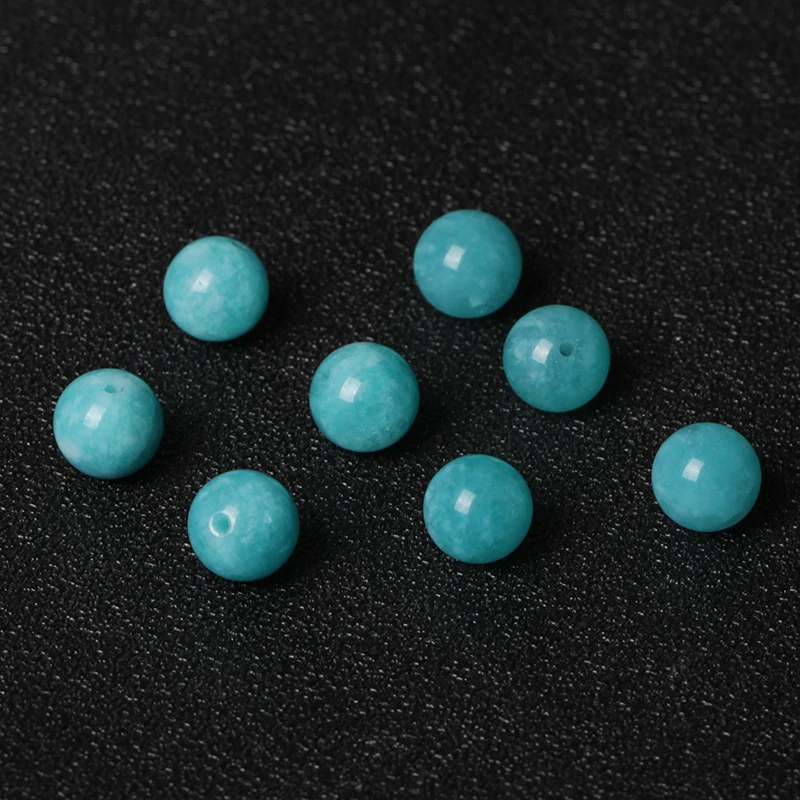 4A Natural Old Amazonite Crystal Single Bead DIY Beads Jewelry Making