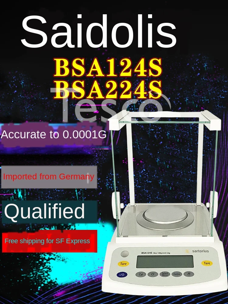 BSA124S / 224S electronic scale 1/10000 analytical balance weighing 0.0001g