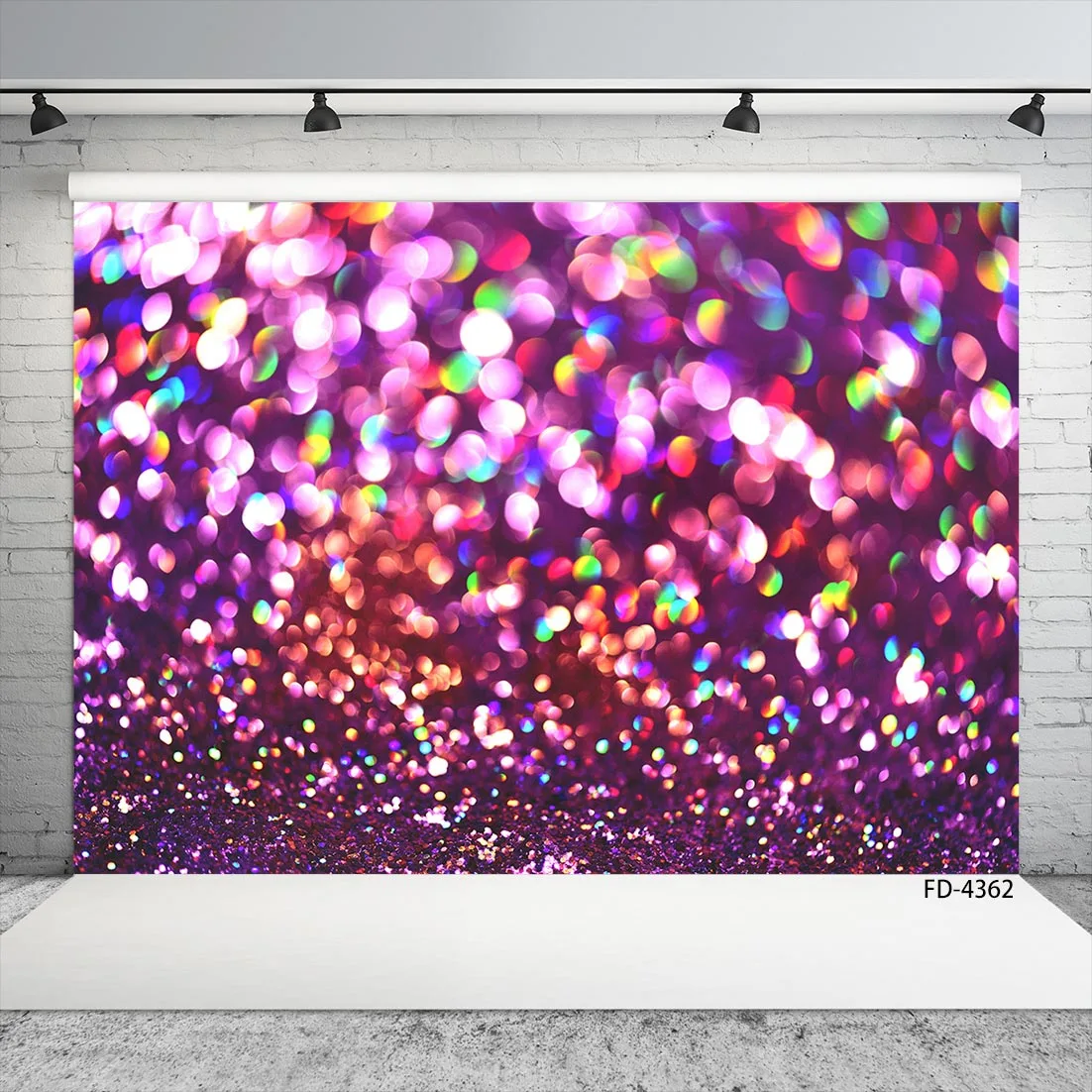 

Photography Backdrop Glitter Sparkle Bokeh Vinyl Cloth Backgrounds for Baby Shower Children Birhday Party Photocall Fond Photo