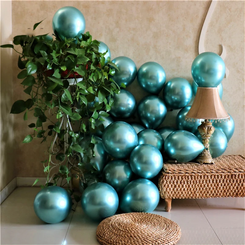 Metal Chrome Balloon Latex Helium Balloons Birthday Party New Year Decoration Wedding Room Decor Baby Shower Globos Supplies image 4