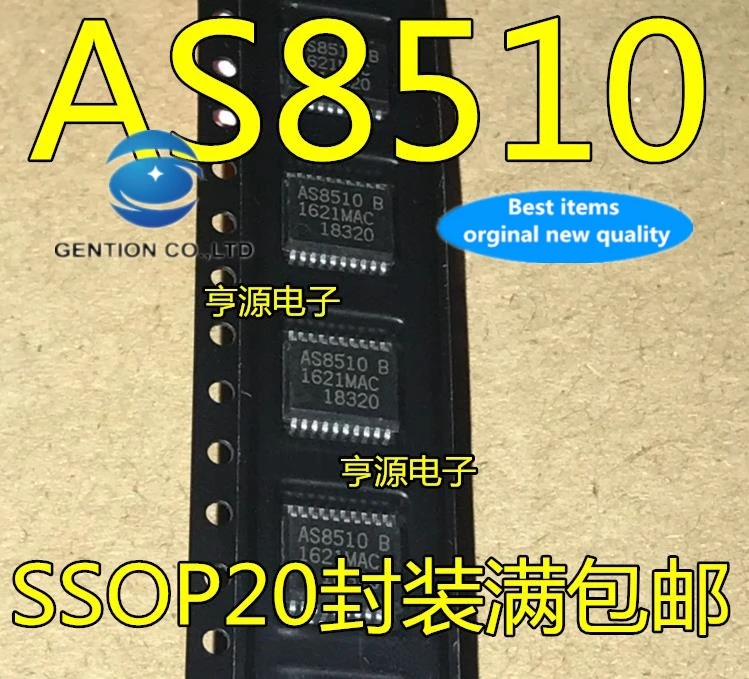 5Pcs AS8510 AS8510-ASSM SSOP20 In Voorraad 100% Nieuwe En Originele
