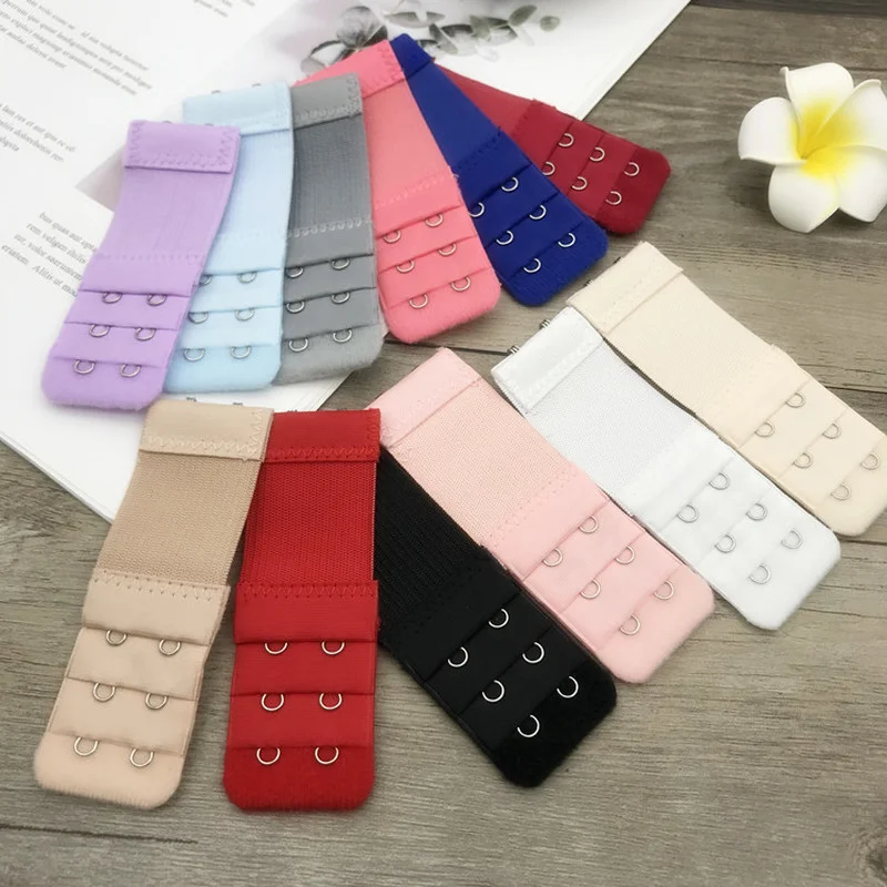 

5Pcs Women's Bra Elastic extension buckle for underwear breasted extension strap hook adjustable belt buckle Sewing Accessories