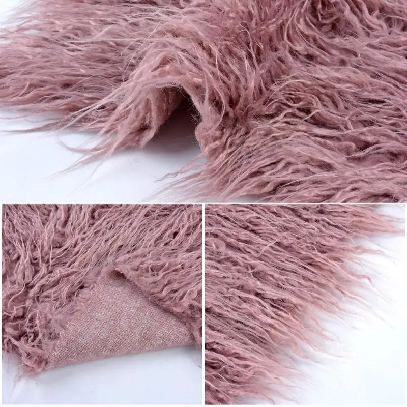 3pcs/set Newborn Baby Photography Props Kits Fake Fur Blanket Mats Cotton Stretch Wrap with Knotted Headband for Infants Toddler