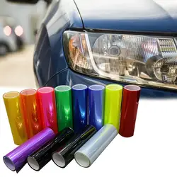 Auto Car Light Stickers Smoke Fog Headlight Taillight Tint Vinyl Film Sheet Sticker Decal Motorcycle Car Light Film