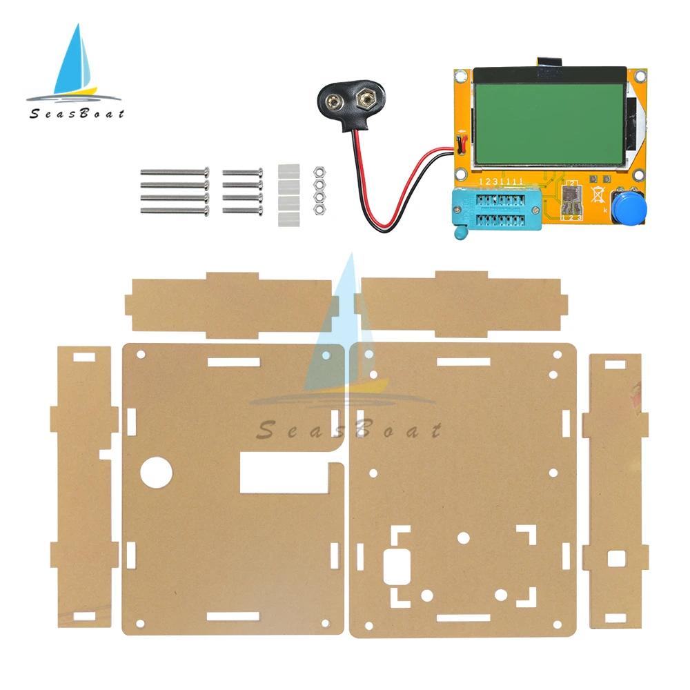 LCR-T4 ESR Meter Digital Transistor Tester for Diode Triode Capacitance SCR Inductance MOS/PNP/NPN