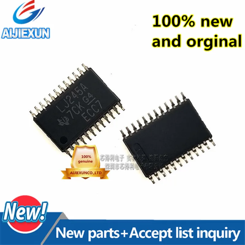 10Pcs 100% original and New SN74LVC4245APWR LJ245A TSSOP24 OCTAL BUS TRANSCEIVER AND 3.3-V TO 5-V SHIFTER large stock