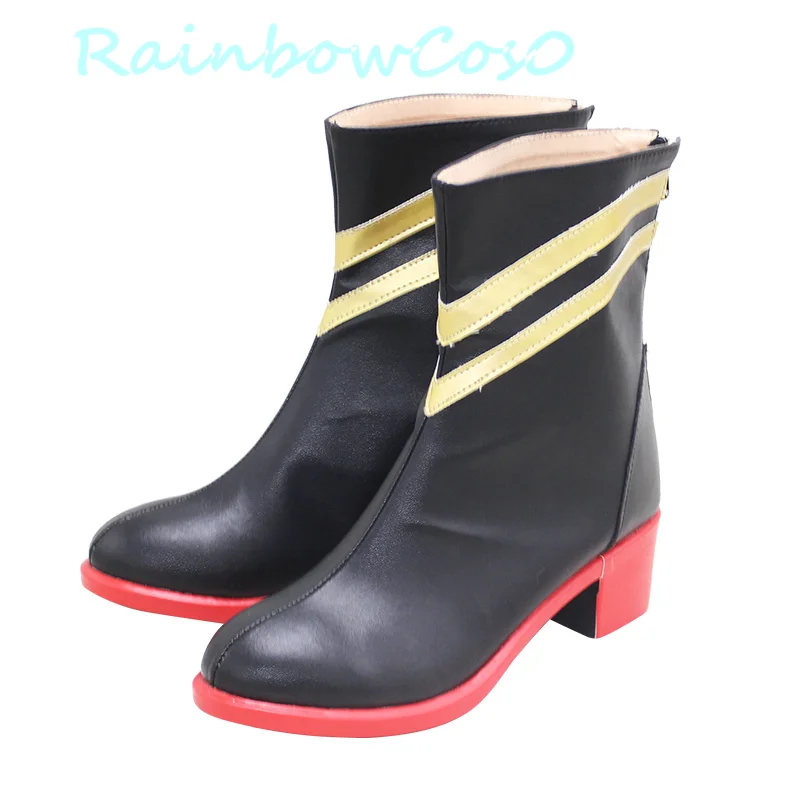 앙상블 별 Amagi Hiiro 코스프레 신발 부츠 게임 애니메이션 할로윈 RainbowCos0 W1614