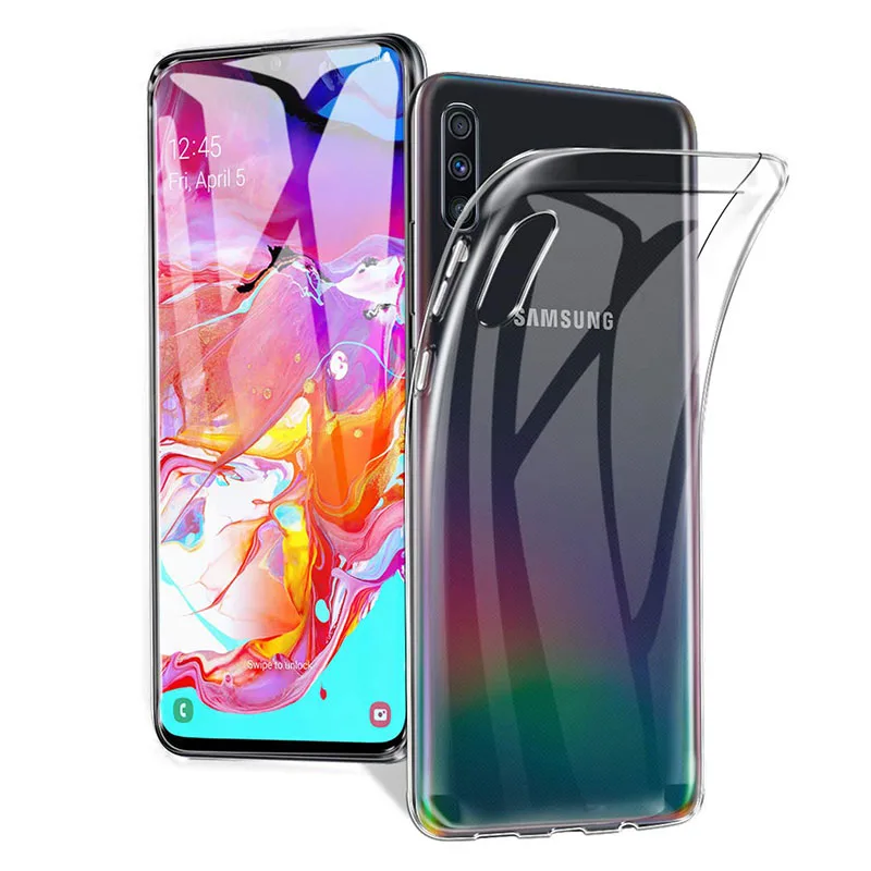 

Non-yellowing Transparent TPU for Samsung Galaxy A10 A20 A30 A40 A50 A70 Soft Clear Phone Case Ultrathin Silicone Gel Back Cover