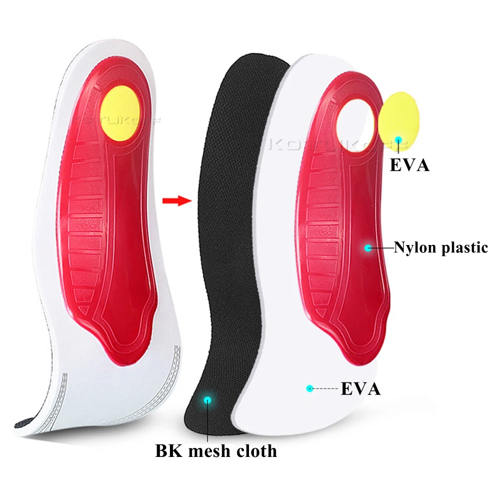 Sol Ortopedi KOTLIKOFF untuk Kaki Premium Alas Tunggal Kesehatan Kaki Datar Sepatu Pria Wanita Sol Kaki Alas Kaki Kaki Orthotic Insert O/X