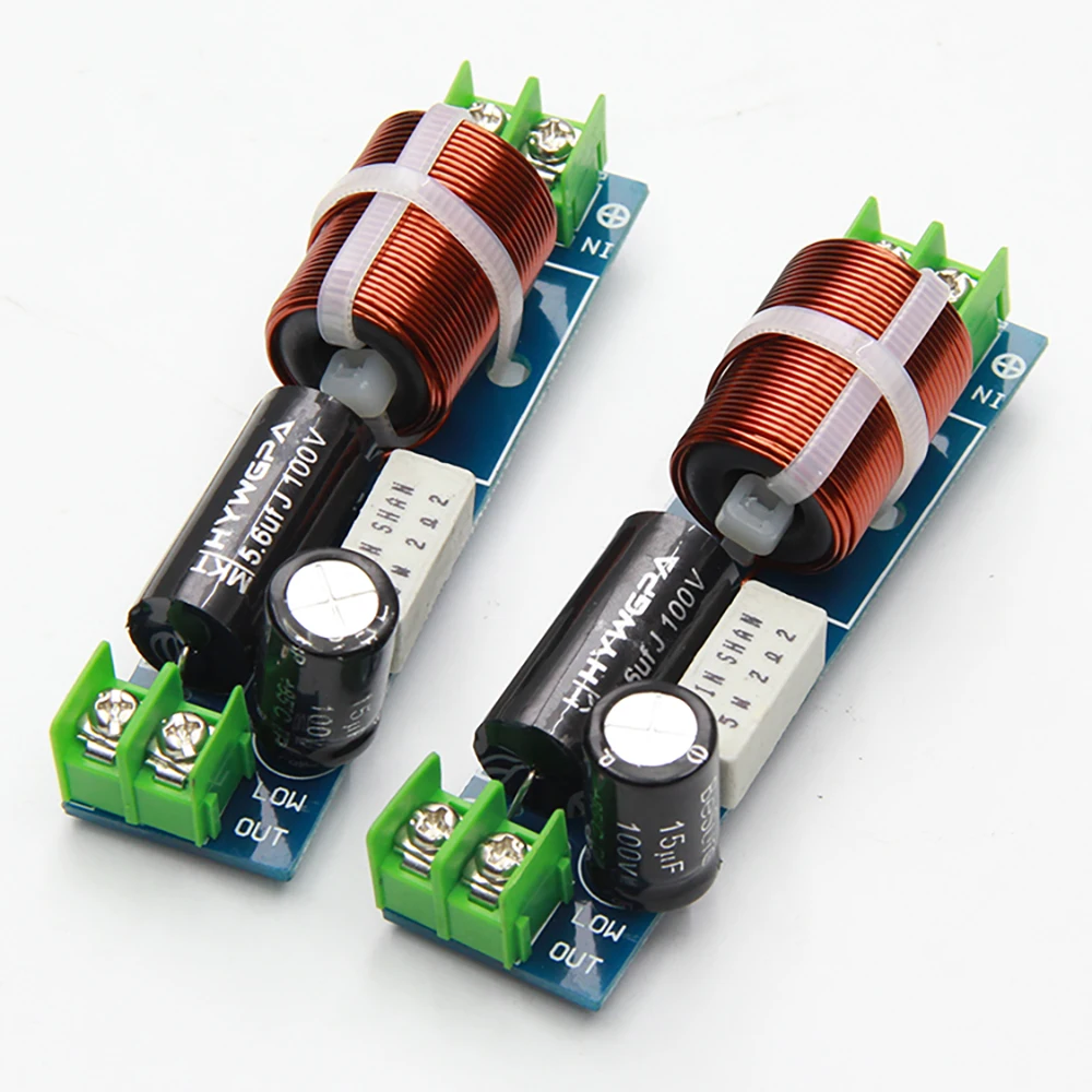 60-120W 3Way  Car Audio Speaker Crossover  Auto Frequency Divider Midrange  Speakers Filter  2pcs