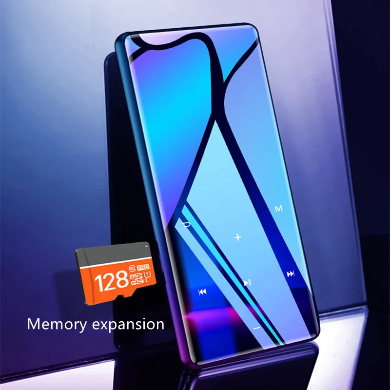 مشغل MP3 من Yescool X10 بدون فقدان بلوتوث معدني HiFi أداة مشي مع مكبر صوت راديو FM مشغل موسيقى محمول