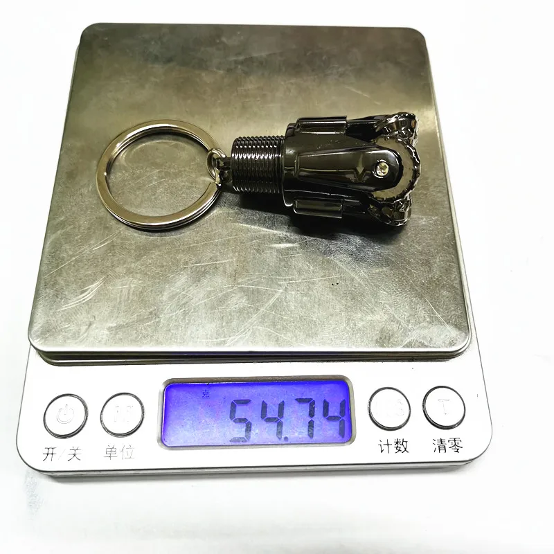 rotary drill bit pendant key chain Oilfield Tricone  oil well oilfield jewelry gifts souvenirs three cone keychain pendan