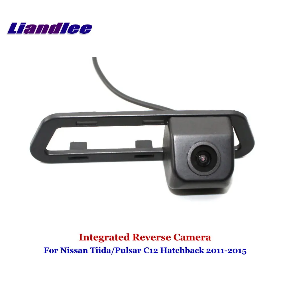 For Nissan Tiida/Pulsar C12 Hatchback 2011-2015 Car Rear View Reverse Camera Parking Backup Integrated OEM HD CCD CAM