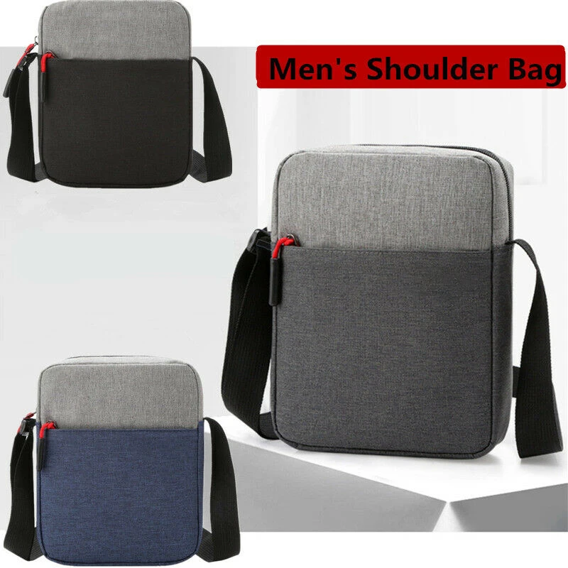 Waterproof Shoulder Bag Pockets Anti Theft Large Capacity Outdoor Messenger Bag Portable Durable Business Travel Crossbody Bag