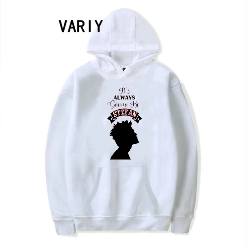 The Vampire Diaries DAMON Hoodies Harajuku Sweatshirt Men Streetwear Hoodie Women Clothing Ropa Adolescente Mujer Winter Hooded