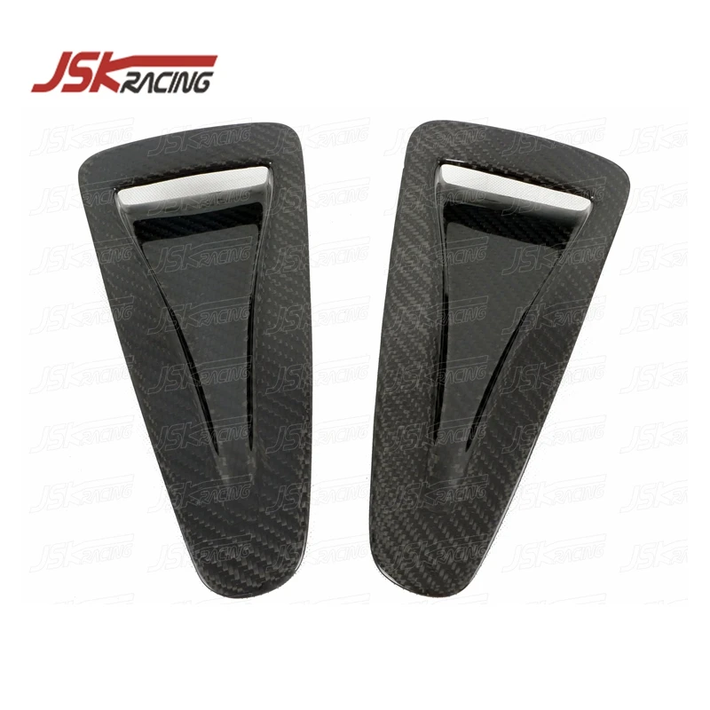 Car O Style Carbon Fiber Hood Vents (Pairs) For Nissa R35 Gtr 2008-2016 09 10 11 12 13 14 15(JSKNSR508133)