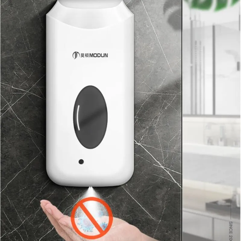 1000 ml Automatic Sense alcohol sprayer Wall Mounted ABS Touch-free AC or DC hand cleaner hand sterilization drill