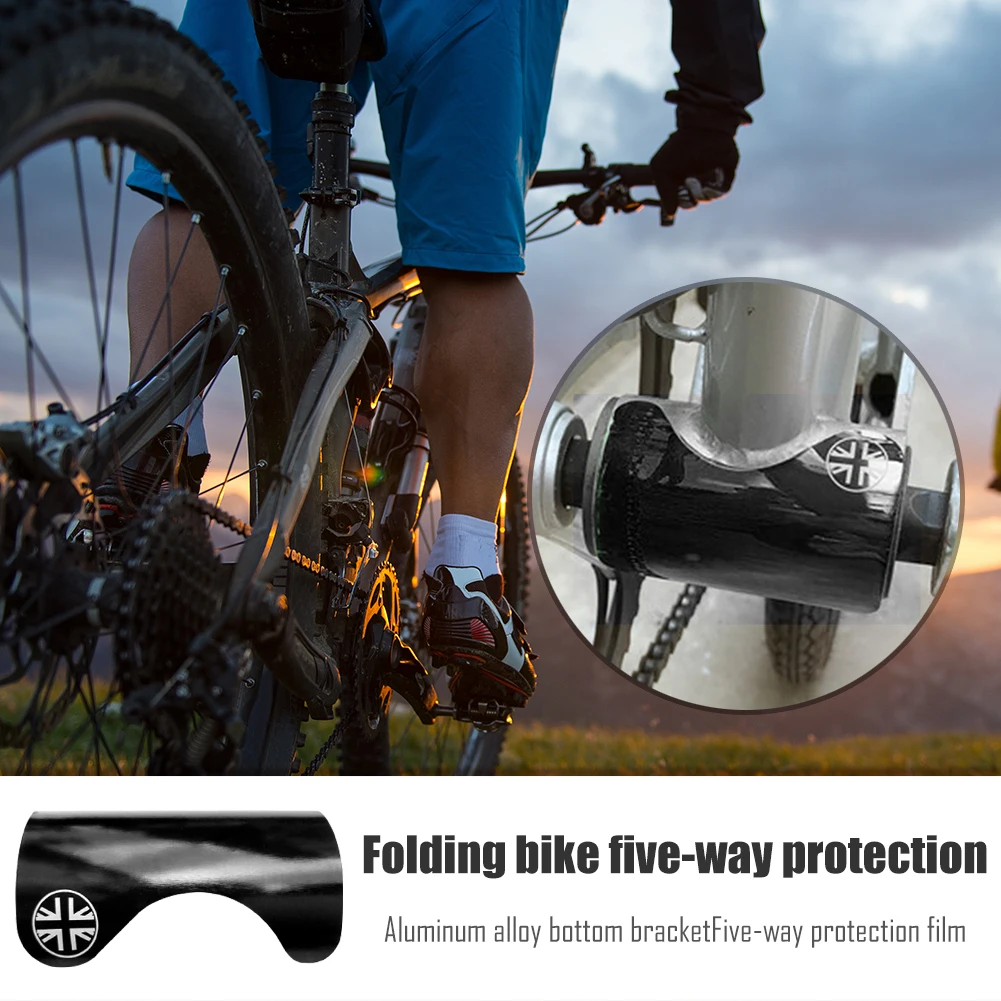 Fiets Trapas Protector Sticker Guard Voor Brompton Vouwfiets Carbon Bb Frame Bescherming Pad