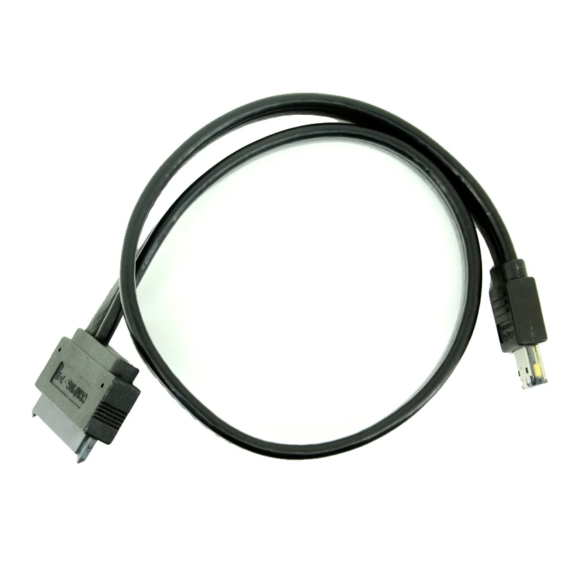 Dual Power Esata Usb 12v 5v Combo Um 22pin Sata Usb Festplatte Kabel Zubehör, 2,5 "SSD HDD Festplatte Adapter Kabel