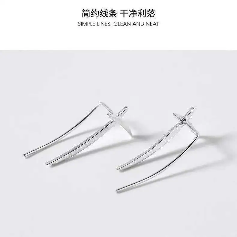 Fashion Minimalism Silver Color Cross Warrior Earrings for Men Women Fine Earrings Cool Punk Party Earrings Hip Hop Jewelry Gift