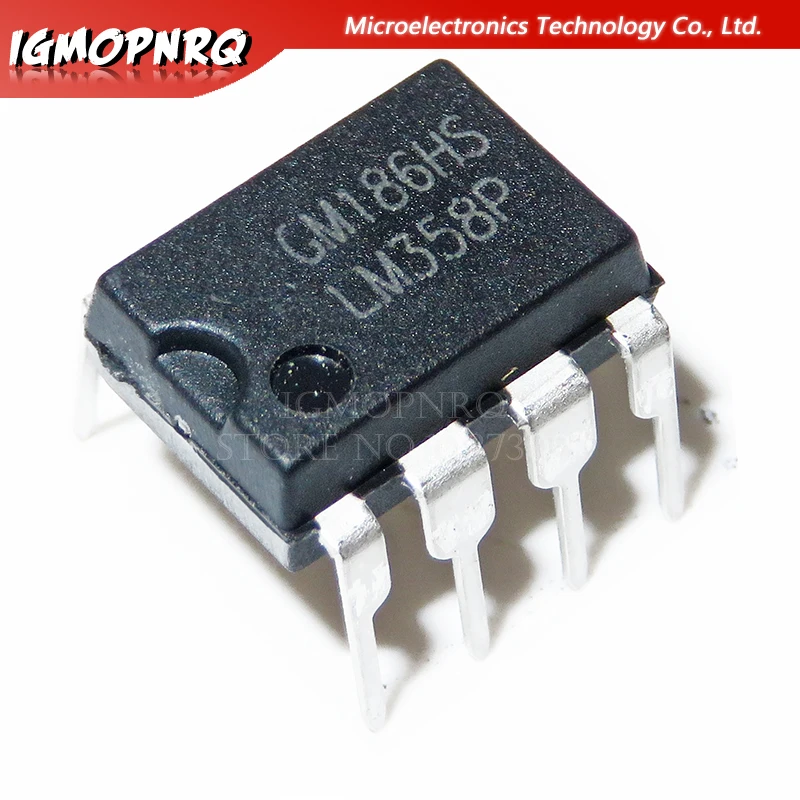 Amplificadores operacionais lm358 lm358p, amplificadores dip-8 operacionais-op-amp duplo op amp novo original, 20 peças