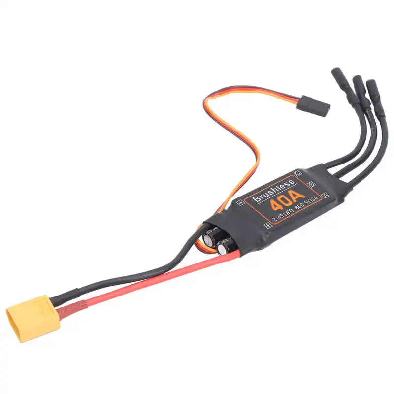 30/40A Brushless ESC Speed Controller 5V/3A BEC Output for RC Drone Airplanes Accessory XT60 Remote Toy Spare Parts