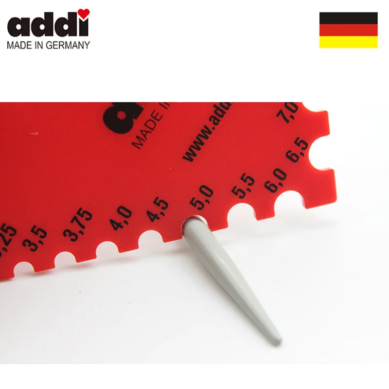 Addi 409-7 calibro per aghi per uncinetti e ferri da maglia circolari