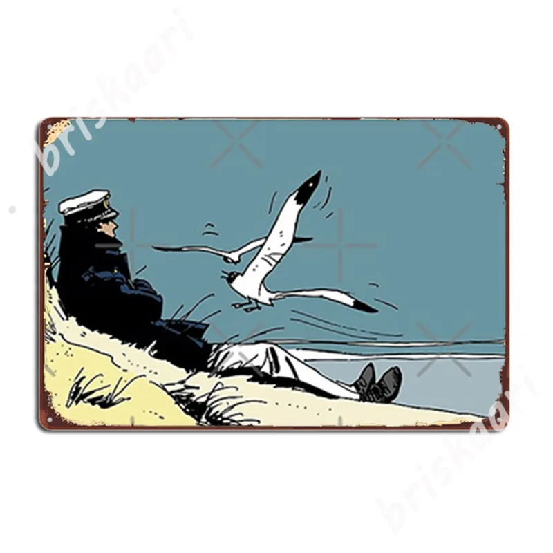 Corto Maltese On The Shore Metal Signs personalized Cinema Garage Painting Décor Cinema Tin sign Posters