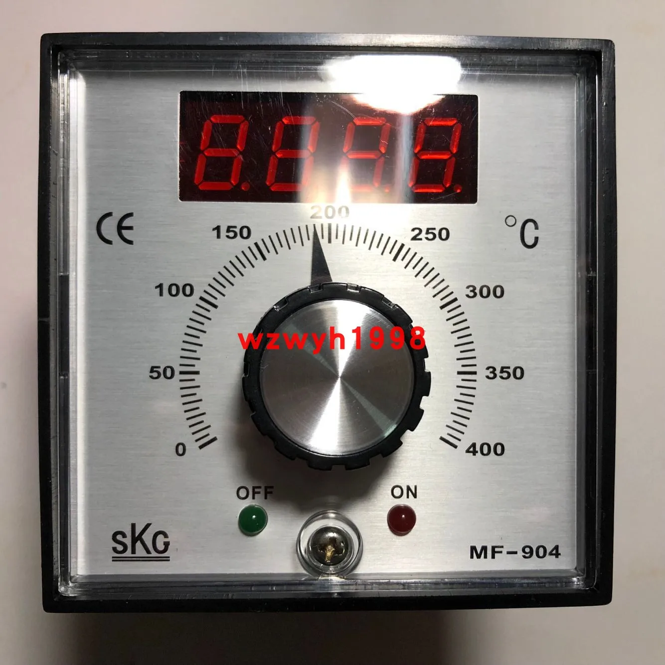 

Регулятор температуры SKG MF904 с цифровым дисплеем, регулятор температуры SKG MF-904, регулятор температуры MF904 K 0-200 ℃ 0