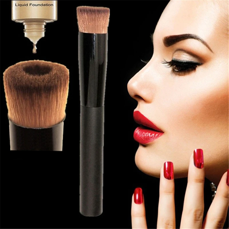 Pro liquid foundation brush Beauty Makeup Soft Face Blush Powder Brushes Cosmetic Tool T0796