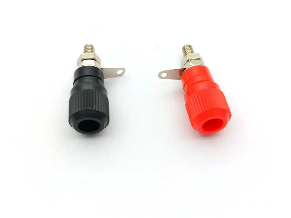 50pcs/100pcs high quality Binding Post for Speaker 4mm Banana plug adapter