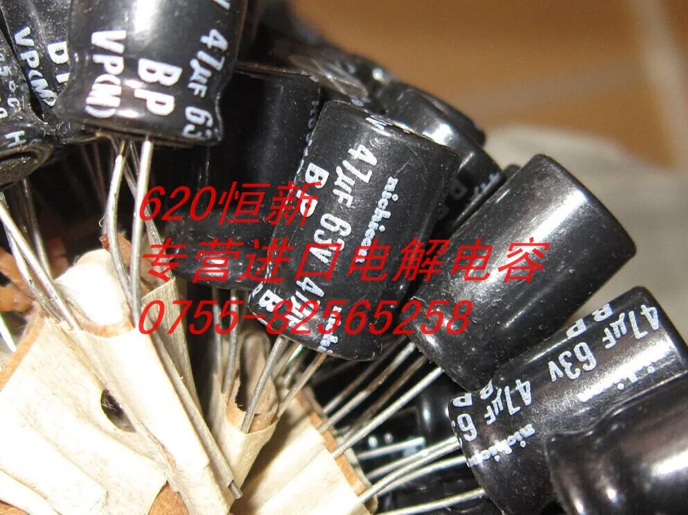 10PCS/30PCS 63V47UF Original Import NICHICON Capacitor 47UF 63V 10X16 Promise BP VP free shipping