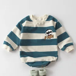 MILANCEL 2022 Spring Baby Clothes Toddler Girls Bodysuit Striped Boys Jumpsuit Baby One Piece