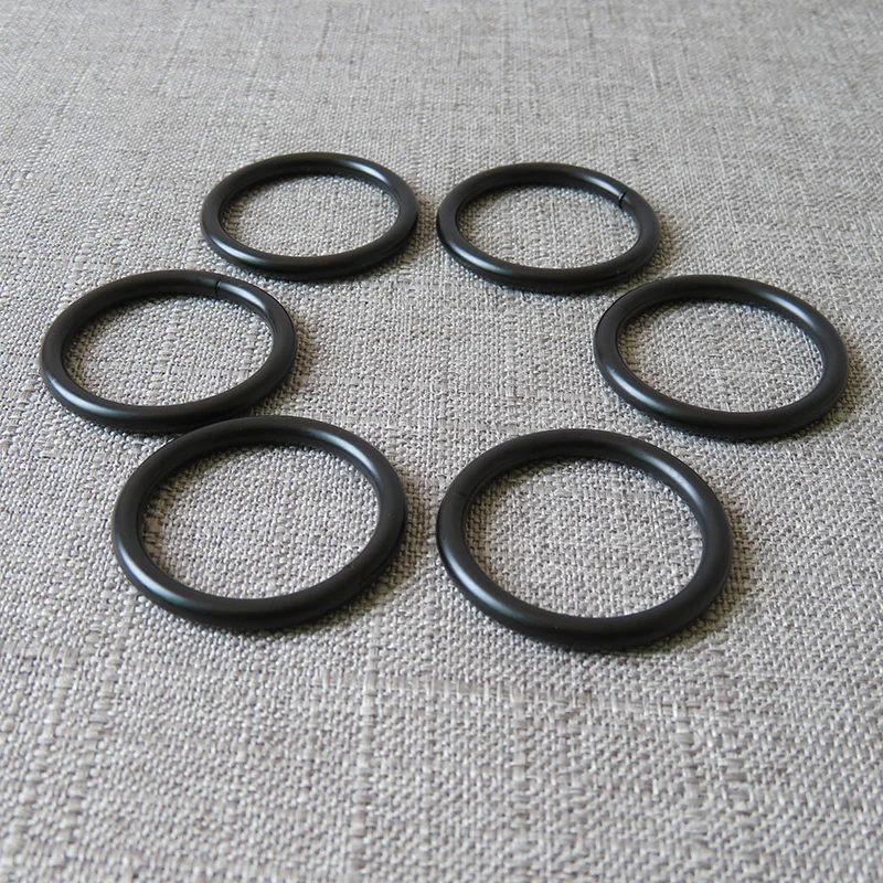 black metal O ring circle ring belt buckle for bag dog pet collar harness luggage backpack DIY sewing garment accessory