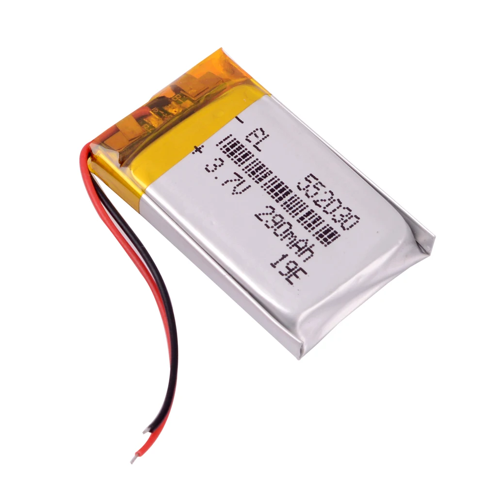 lithium polymer battery 552030 3.7v 290MAH discharge Wholesale For MP3 MP4 Smart watch toys DVR Sports CVR-A7310 CVR-A7510 V.2