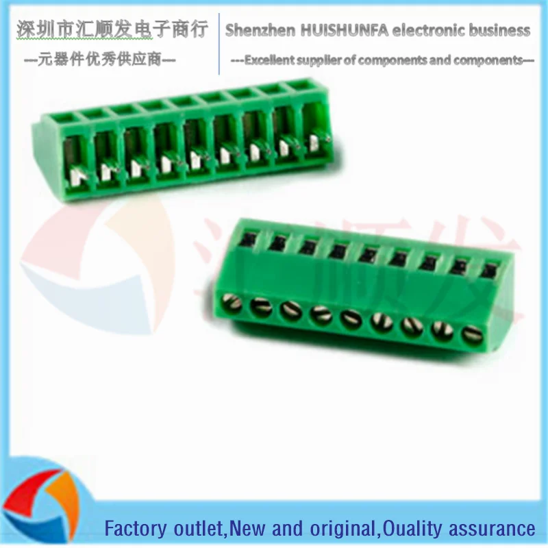 KF128-2.54 في خط 150 فولت/6A 2.54 مللي متر الملعب المسمار نوع محطة PCB