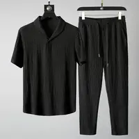 Ensemble chemise et pantalon pour homme, mode été 2026, chemise classique, chemises décontractées pour homme, ensemble de vêtements taille M-4XL 6