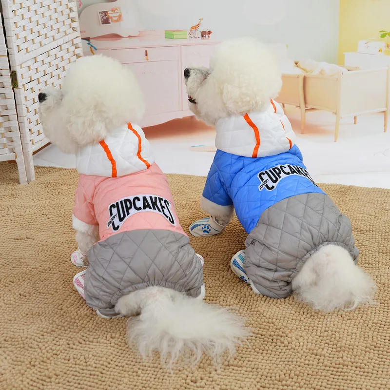 Autumn Winter Pet Dog Clothes For Dogs Overalls Pet Jumpsuit Puppy Clothing For Dog Coat Thick Pets Clothing Chihuahua York