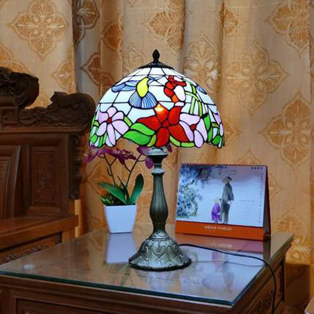 Deluxe European-Style Living Room Bar Bedside Table Lamp American Garden Cafe Study Restaurant Warm Romantic Wedding Table Lamp