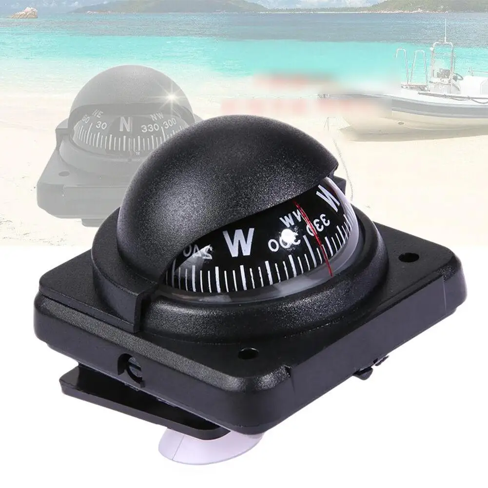 Marine Compass Ball Navigation For Boat Car Truck Dashboard Magnetic Portable M5X2 Accurate Vehicle Adjustable Dashboard Y7A3