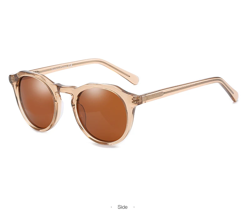 ZENOTTIC Mode Acetat Runde Polarisierte Sonnenbrille Vintage Schatten UV400 Neue Männer/Frauen Retro Damen Sonnenbrille 600001 S – Detail 19