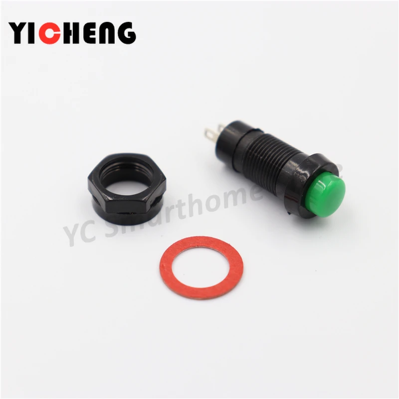 1pcs DS-211 DS-213 Push Button Switch 10 millimetri Momentaneo/Autobloccante Rotonda DS211 DS213 in miniatura